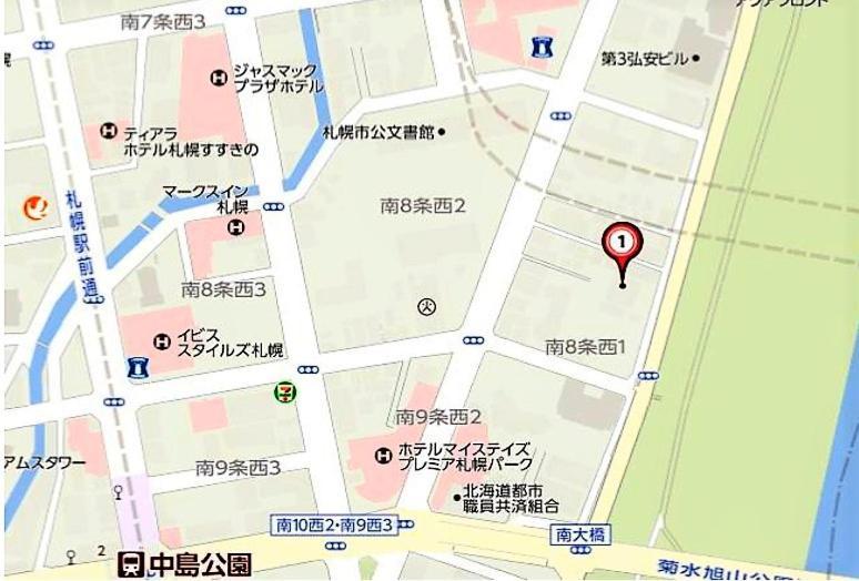 Апартаменты サービスアパ―トメントsapporo中島公園1Ldk802 Экстерьер фото
